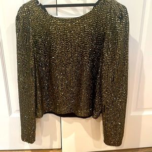 Joie Size Small Sequin Blouse